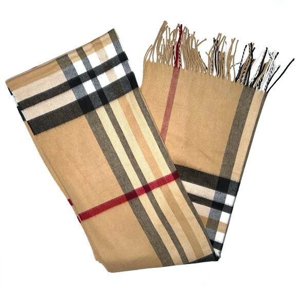 Fraas Plaid Classic Fringe Rectangle Scarf - Picture 2 of 10